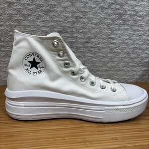 Converse Chuck Taylor All Star Move Platform Women Sneaker White  No Lid Sz 10